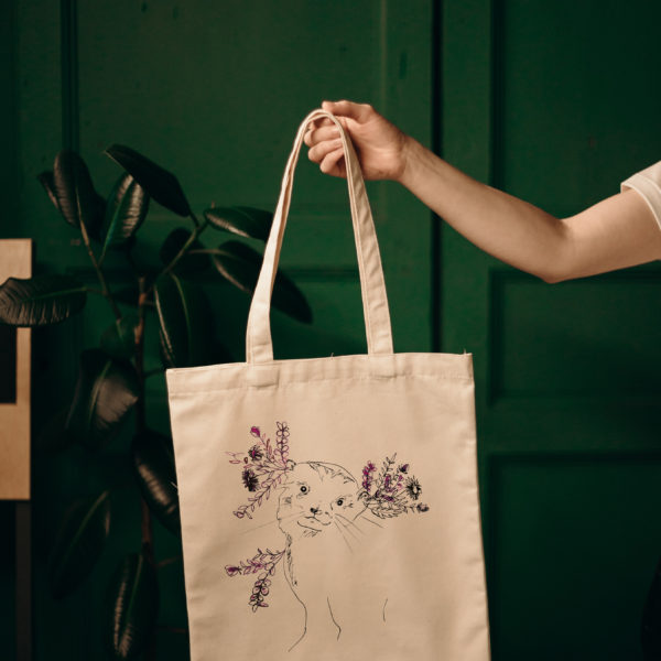 Tote bag loutre