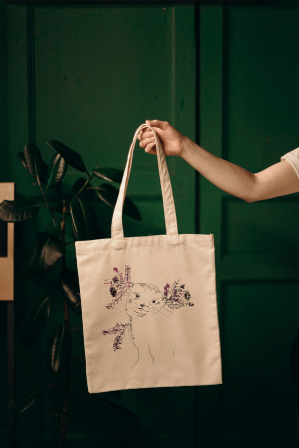 Tote bag loutre