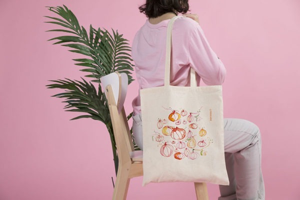 tote bag petites courges