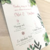 faire part mariage verso papier ananas