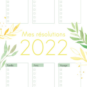 Résolutions 2022