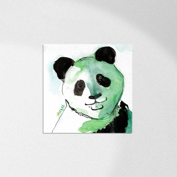 Merci panda carte postale