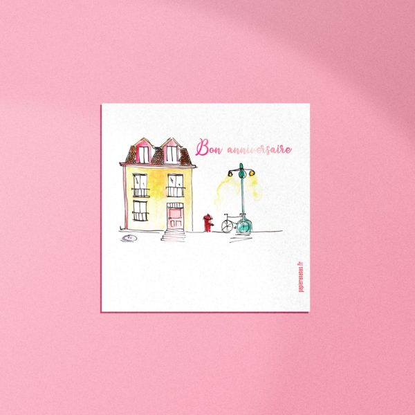 carte bon anniversaire