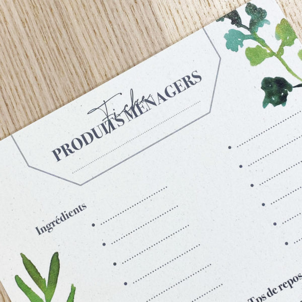 Titre fiche produits ménagers
