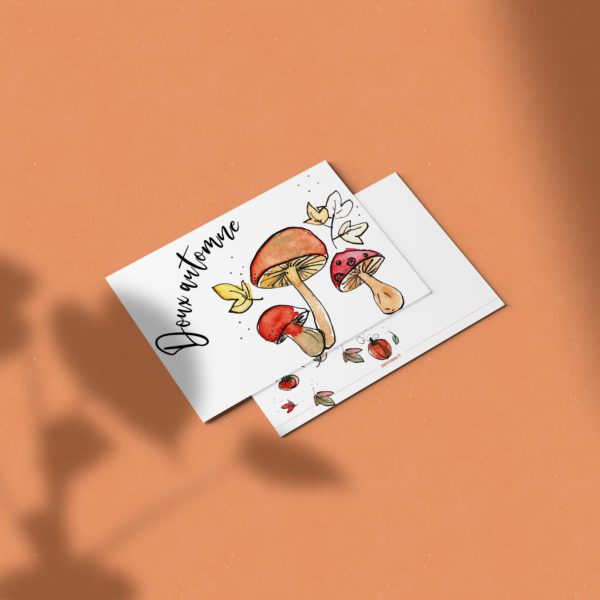 carte doux automne