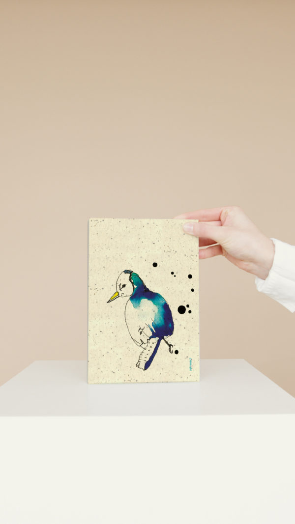 Cahier oiseau bleu