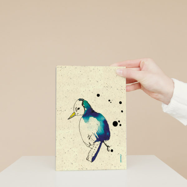 Cahier oiseau bleu