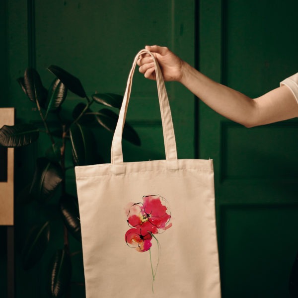 Tote bag pois de senteur