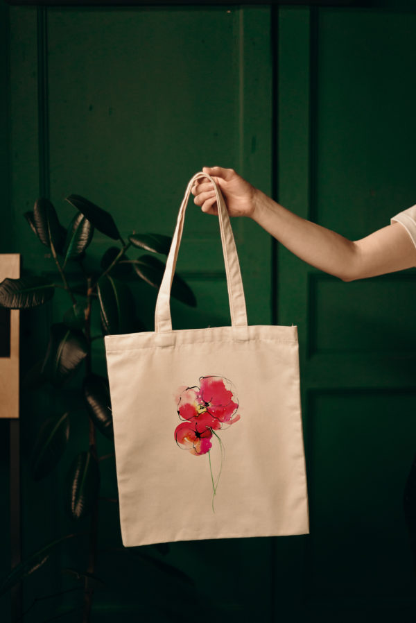 Tote bag pois de senteur