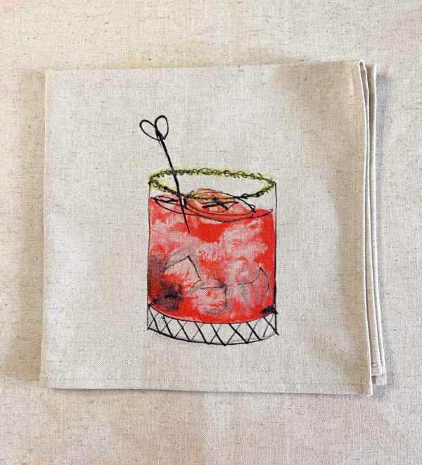 Serviette tissu coktail