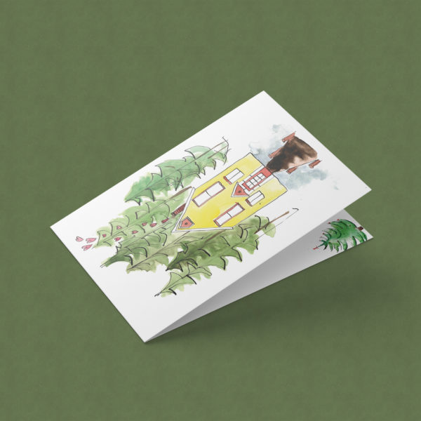 Carte Noël à la Maison