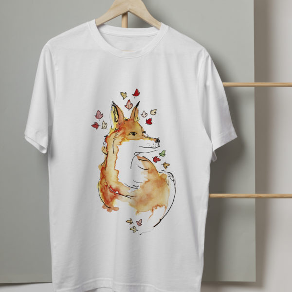 T-shirt doux renard