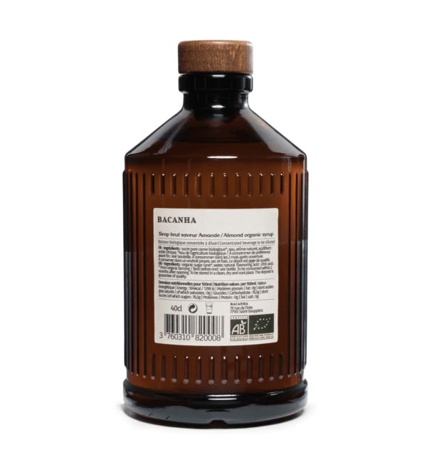 Sirop d'amande biologique- Bacanha – Image 2