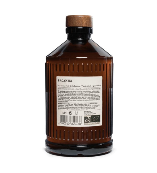 Sirop de Fruit de la passion biologique- Bacanha – Image 2