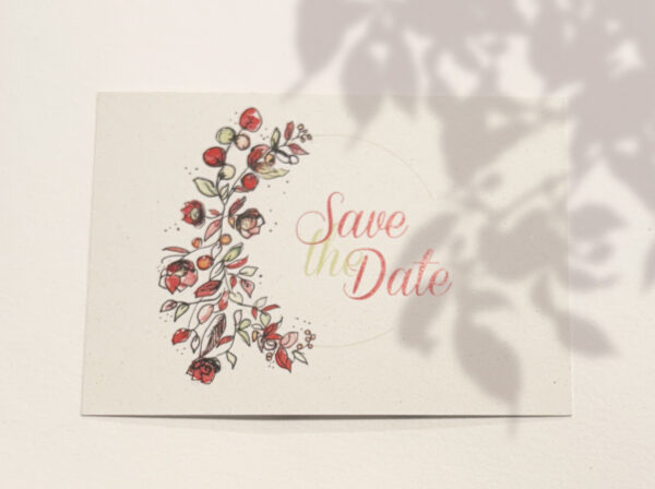 Save the date Collection Couronne champêtre