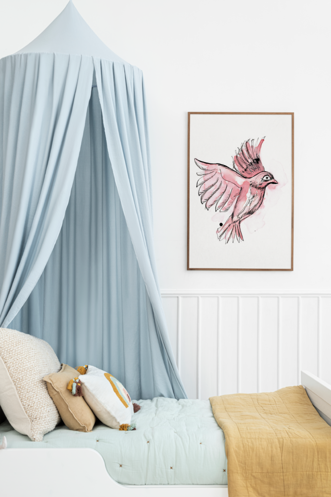 art dans la chambre de votre enfant fresque murale