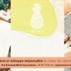 carte cadeau papier ananas