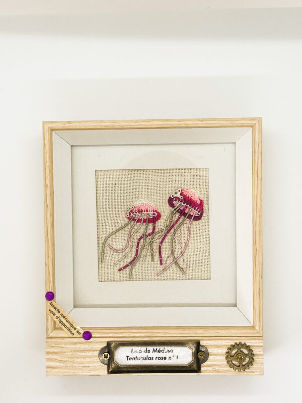 Duo de Médusa Tentaculas rose n°1 Aude Millius
