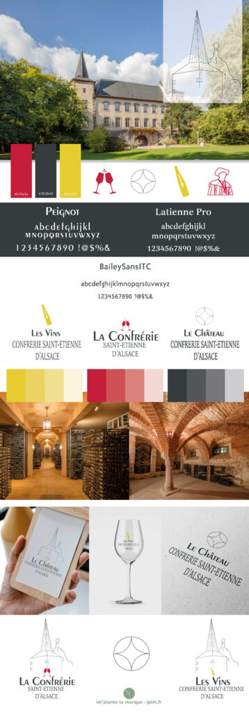 Brandboard et charte graphique de la Confrérie Saint-Étienne