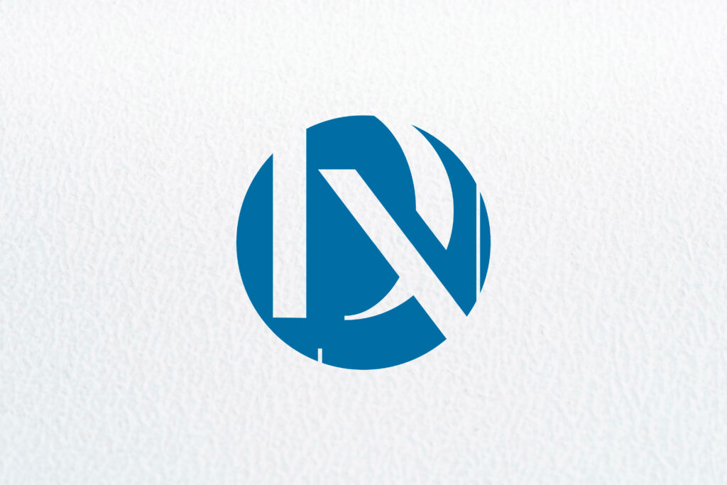 Monogramme du logo Décapole Notaires créé par Papier Ananas
